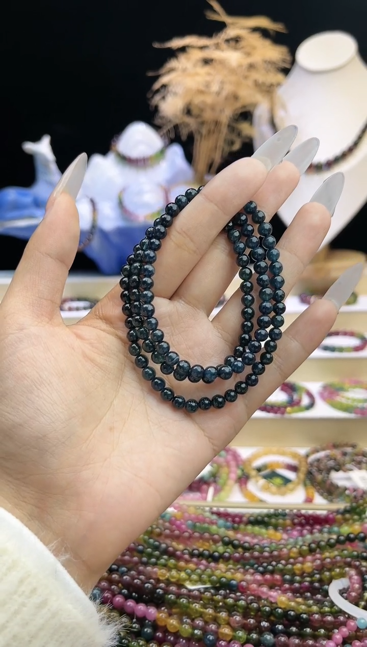 【闪购商品】碧玺/未镶嵌J5mm+碧玺多圈多样性发货