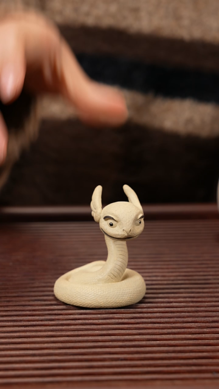 【闪购商品】紫砂茶宠小灵蛇，，