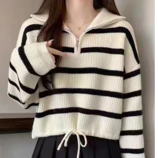 【101-200】秋冬新款百搭针织开衫辣妹毛衣开衫韩版