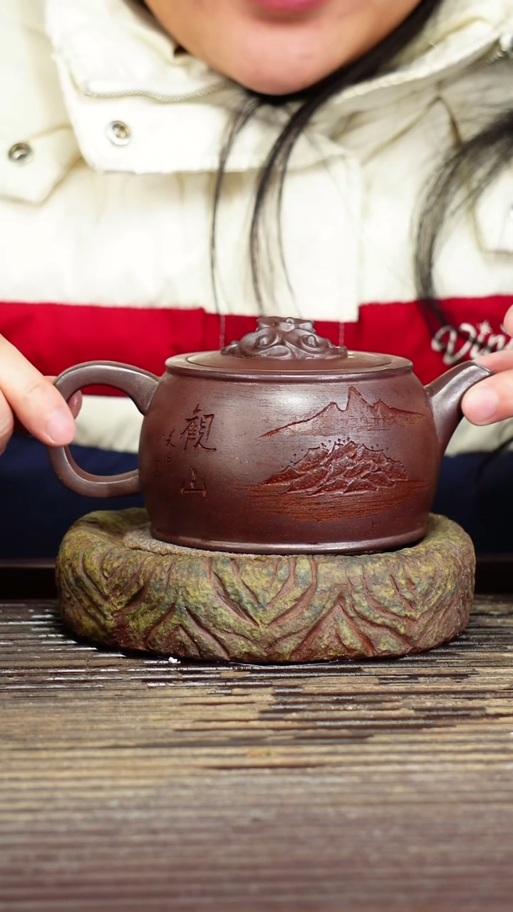 宜兴原矿紫砂壶茶壶350C