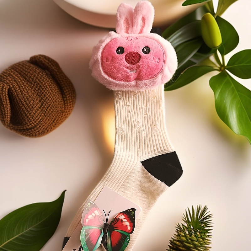 玩偶袜保暖动漫潮流个性