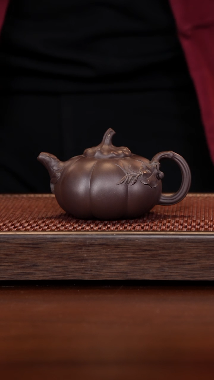 【闪购商品】紫砂茶壶徐壶记紫砂精选储彩琴  南瓜