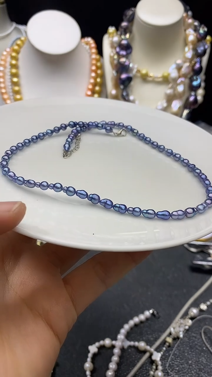 颈饰未镶嵌淡水珍珠多人