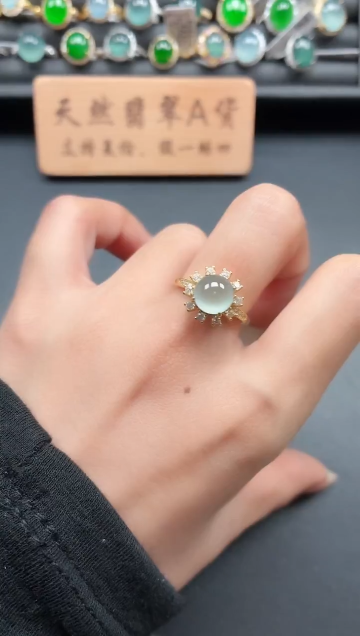 未镶嵌戒指翡翠1111