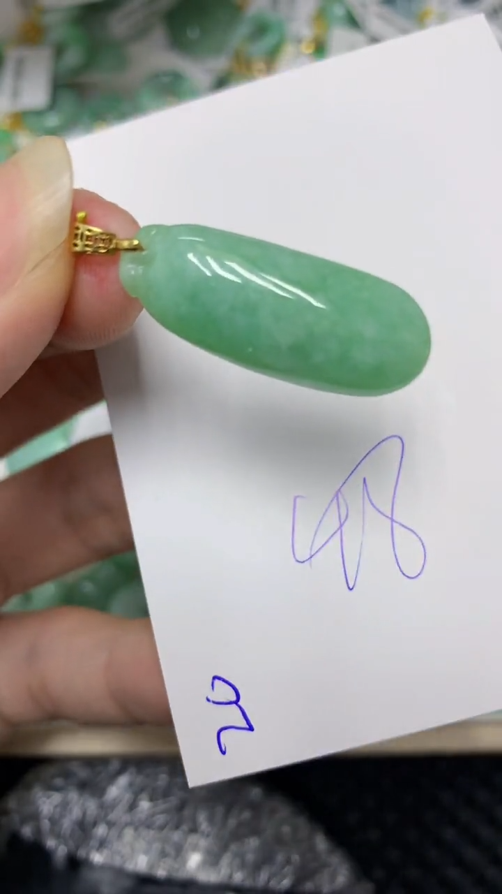 颈饰未镶嵌翡翠缅甸A货翡翠