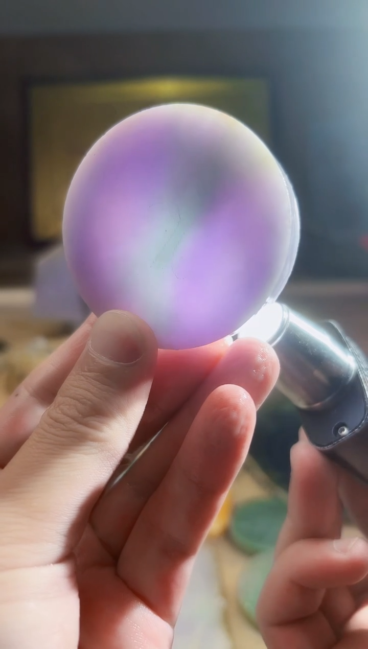 翡翠挂件未镶嵌A货张麦7098