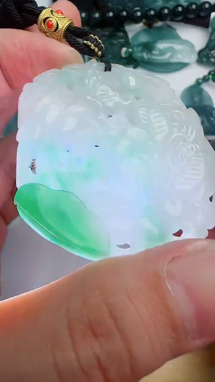 翡翠未镶嵌颈饰11111111