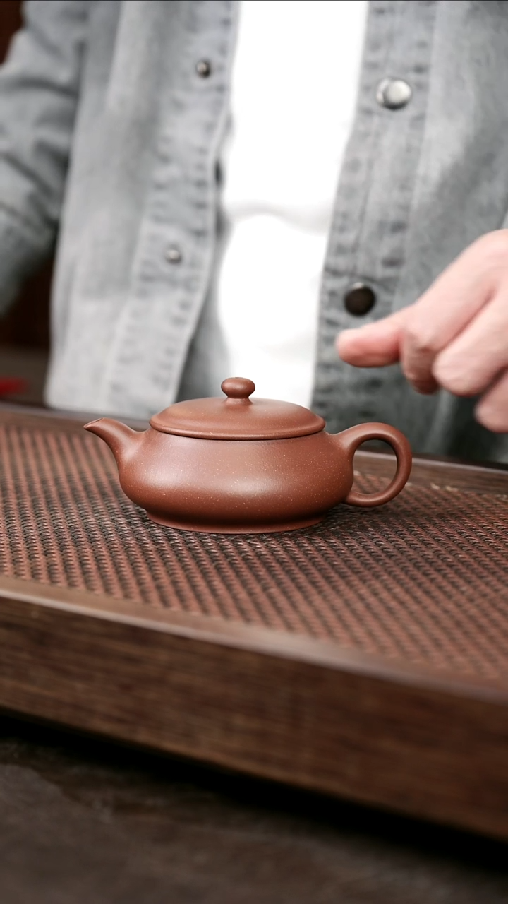 茶壶紫砂老紫泥明炉