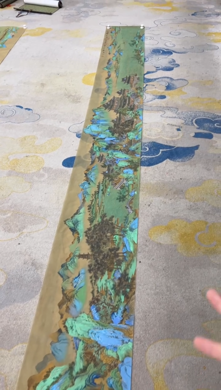 【闪购商品】国画2.16-王夫怀-绢本山水-057