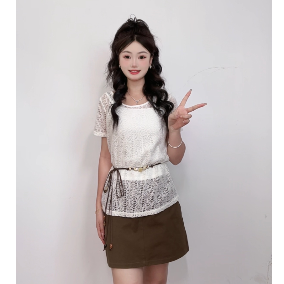 IEF/爱依服大码女装2025夏季新款显瘦套装