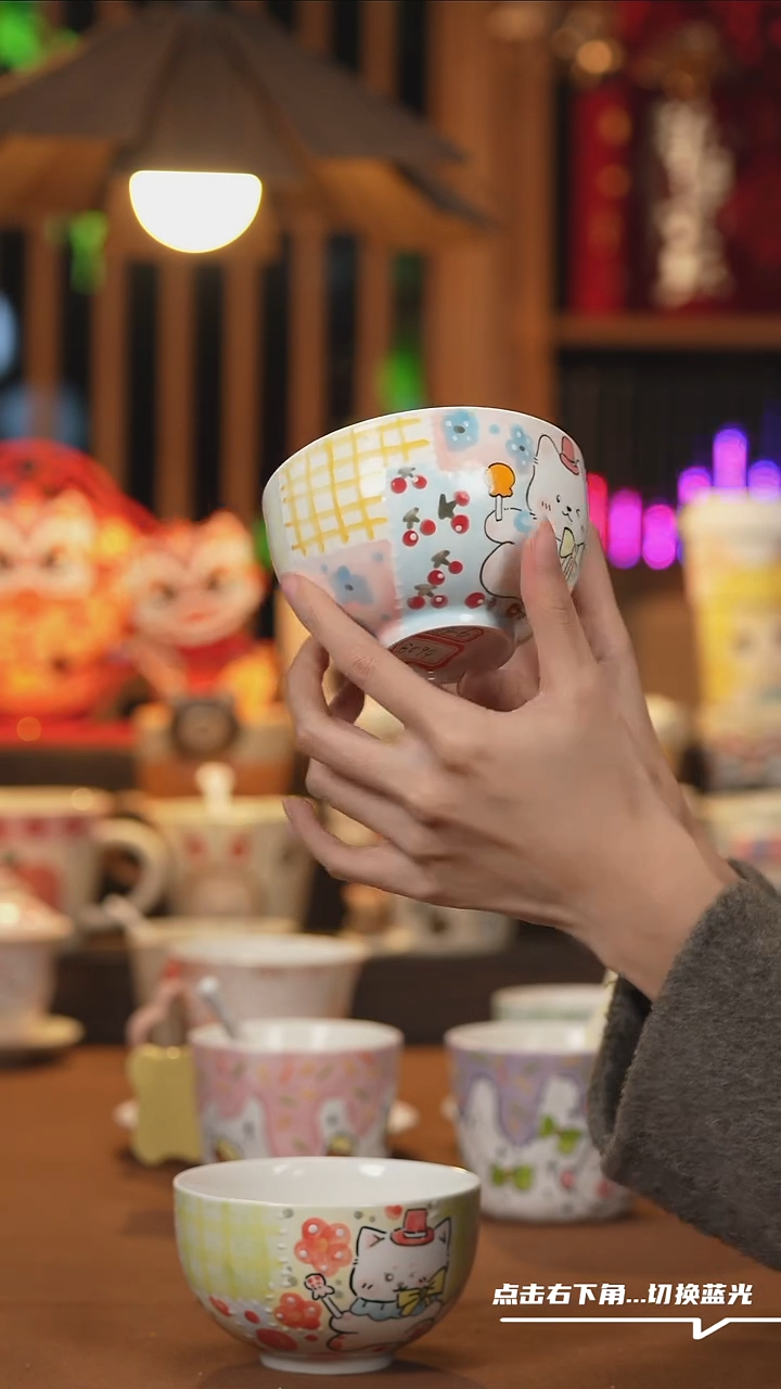 【闪购商品】杯子G094创意手绘陶瓷水杯