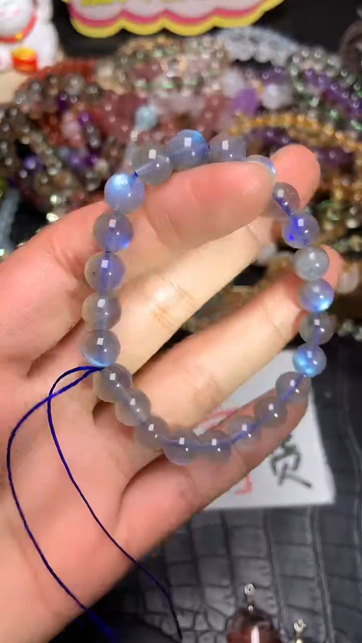 【闪购商品】月光石手链银S925镶嵌73      