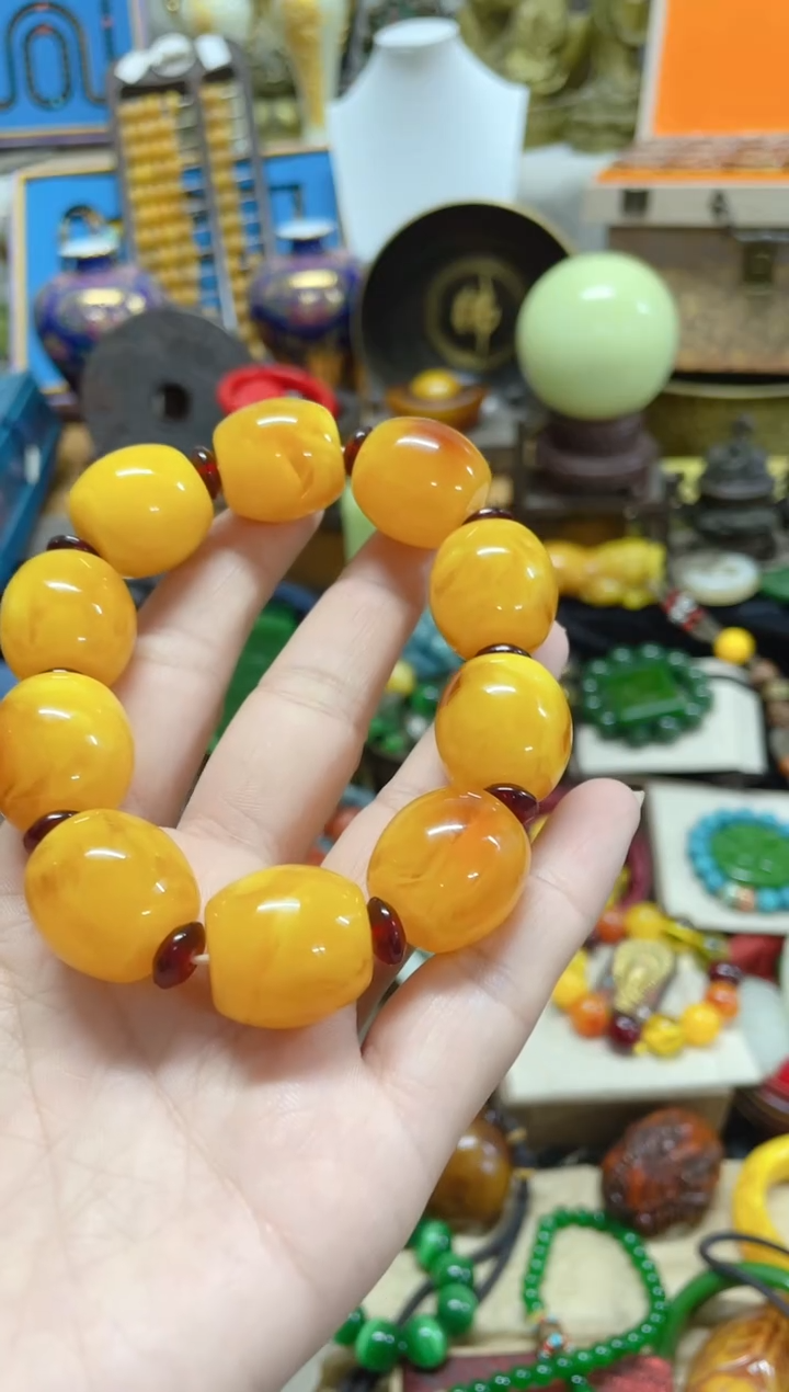 【闪购商品】蜜蜡手串未镶嵌主播推荐主播推荐