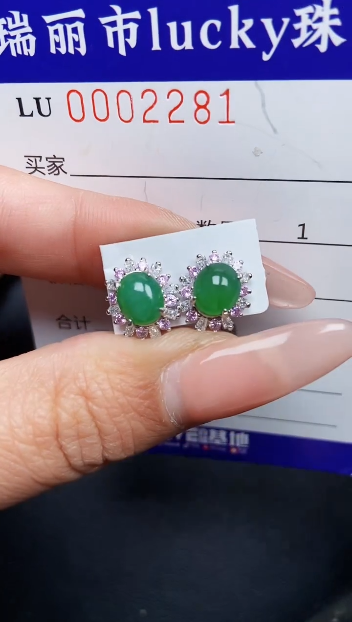 【闪购商品】翡翠颈饰银S925镶嵌2281