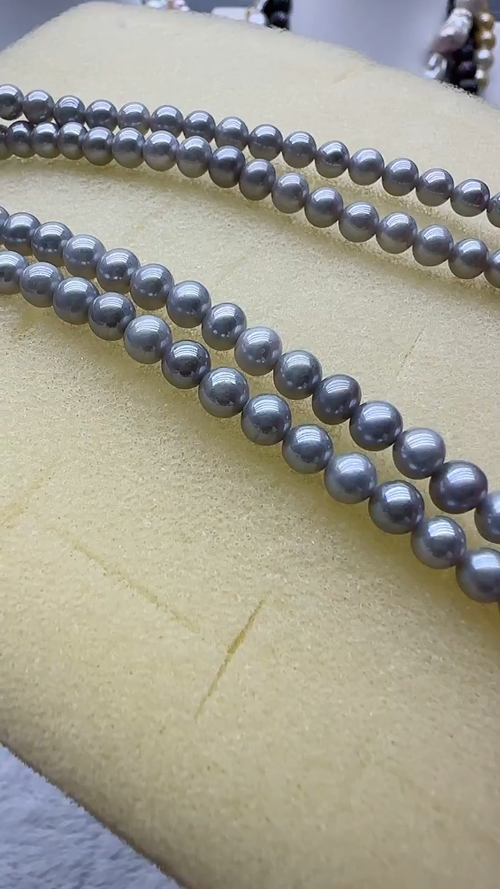 淡水珍珠未镶嵌套链2