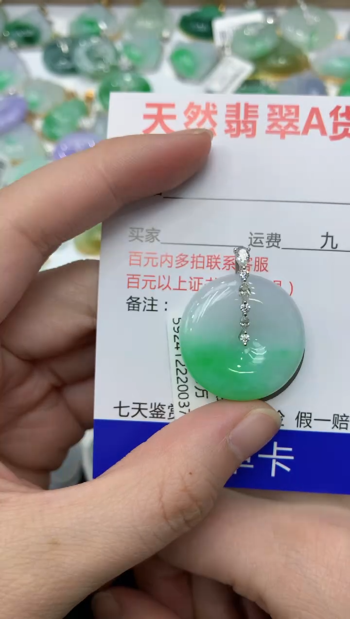 【闪购商品】翡翠颈饰18K金镶嵌111111111111