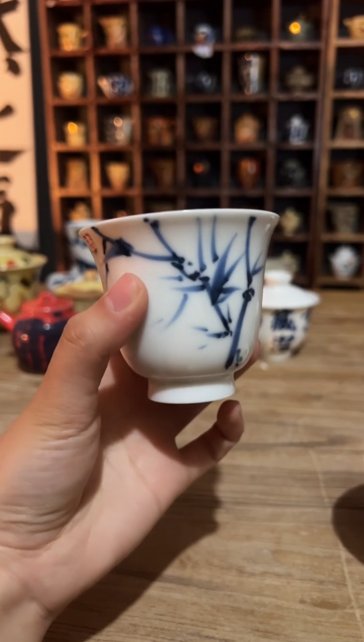 【闪购商品】观云听雨原创手绘茶具