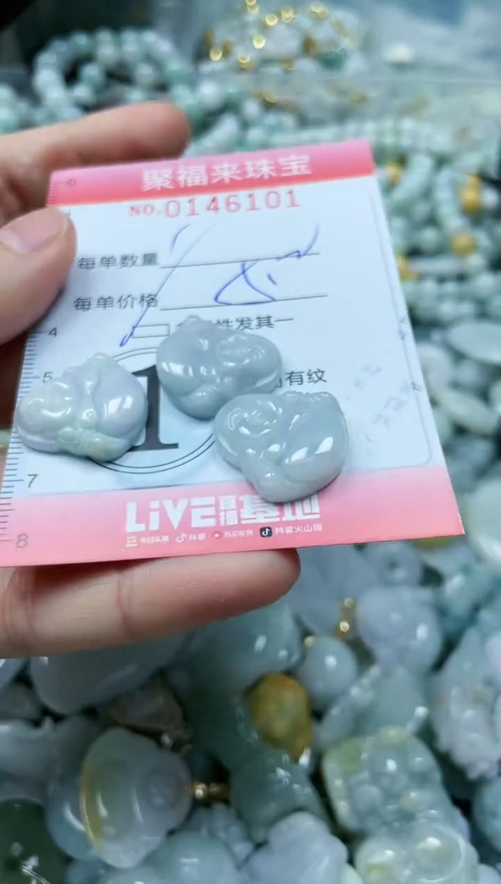 【闪购商品】翡翠未镶嵌颈饰闪购0146101多样性发其一