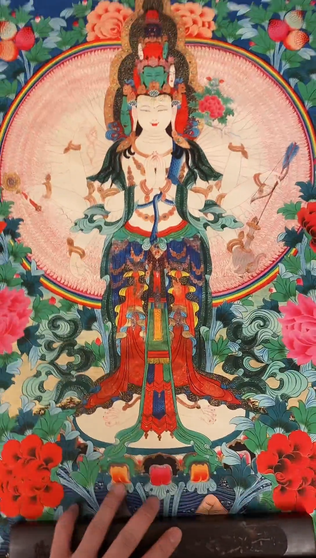 装裱画精美唐卡tk16085