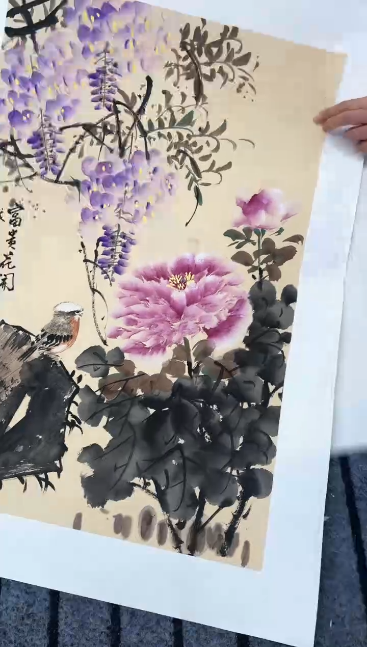 精品国画花鸟作品