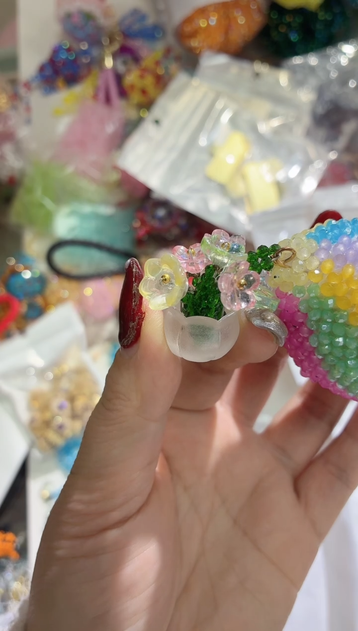 琉璃13118小花盆30个白色