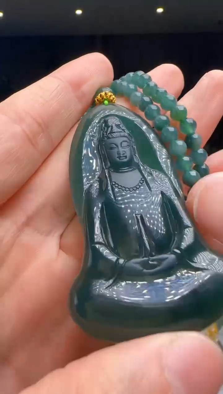 【闪购商品】翡翠吊坠(赠链)未镶嵌DY@@WS1WX27245