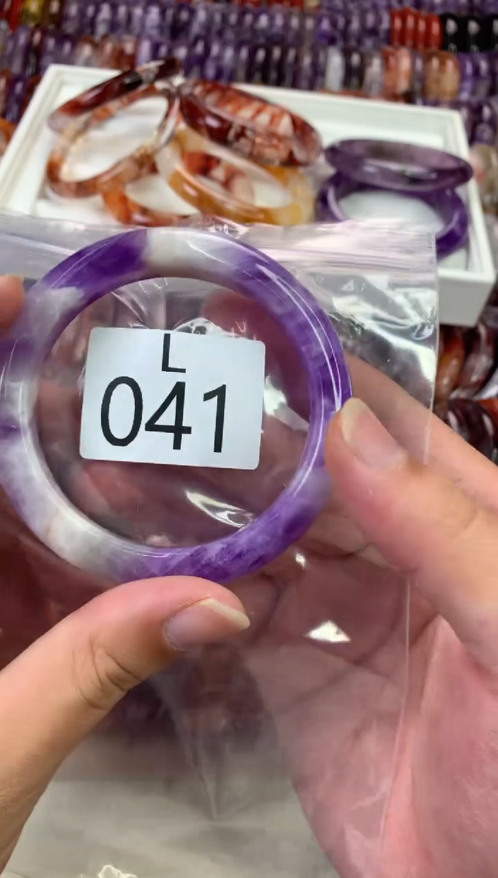 【闪购商品】水晶水晶手镯L未镶嵌041-61