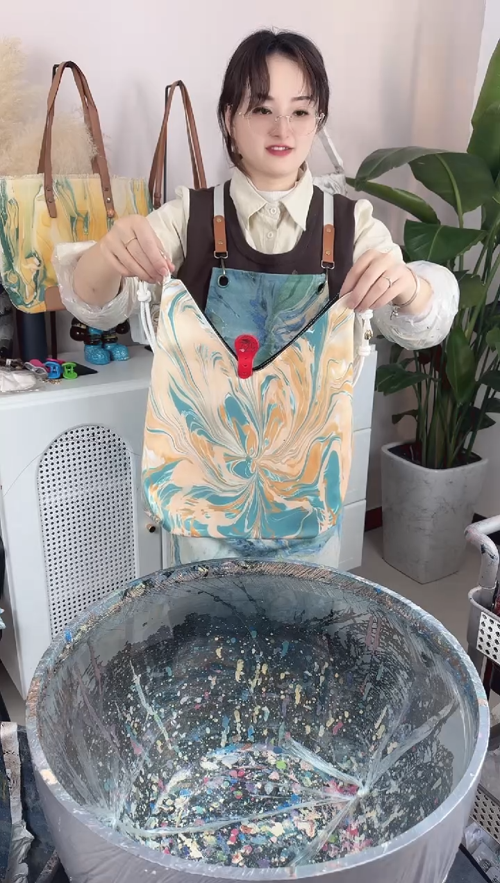 帆布729小艺手作大漆包包