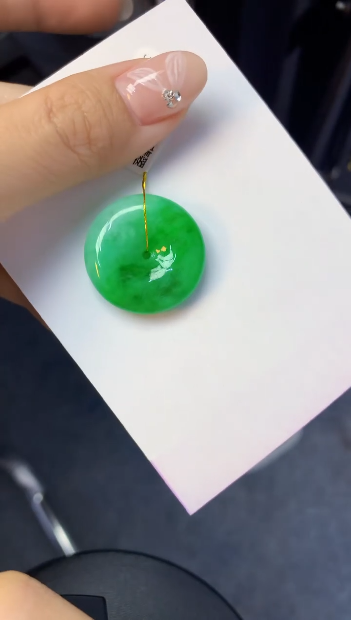 颈饰未镶嵌翡翠天然缅甸a货翡翠百元以上9元证书费自理