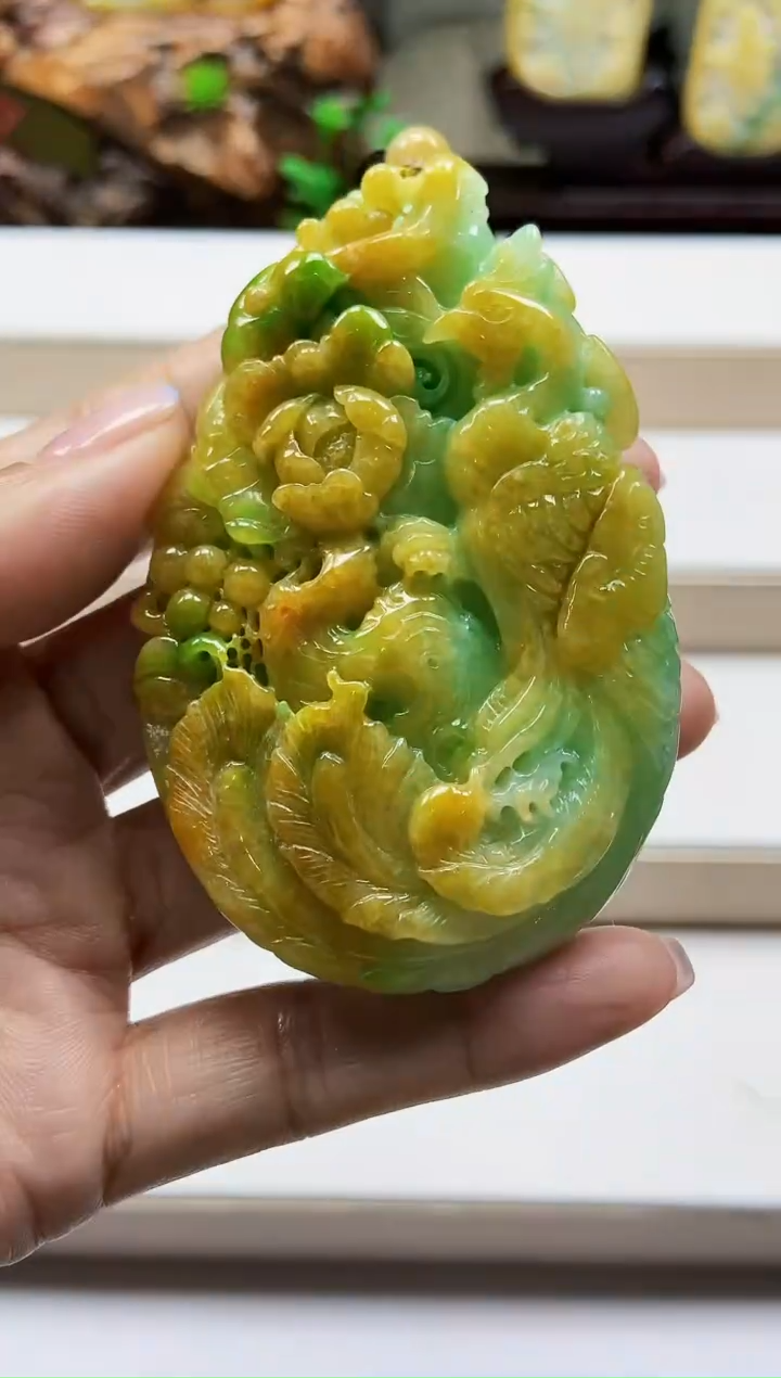 颈饰未镶嵌翡翠翡翠A货