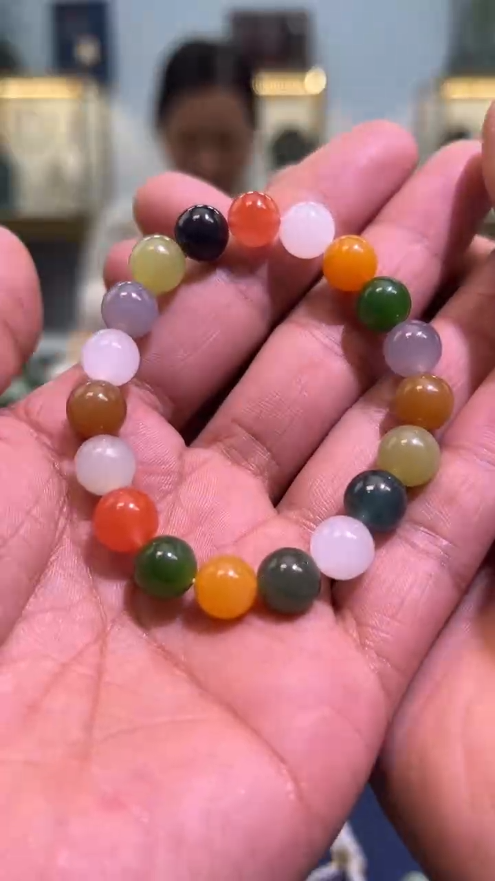 【闪购商品】和田玉手串未镶嵌和田玉手串多样性拍一发一卡（10）