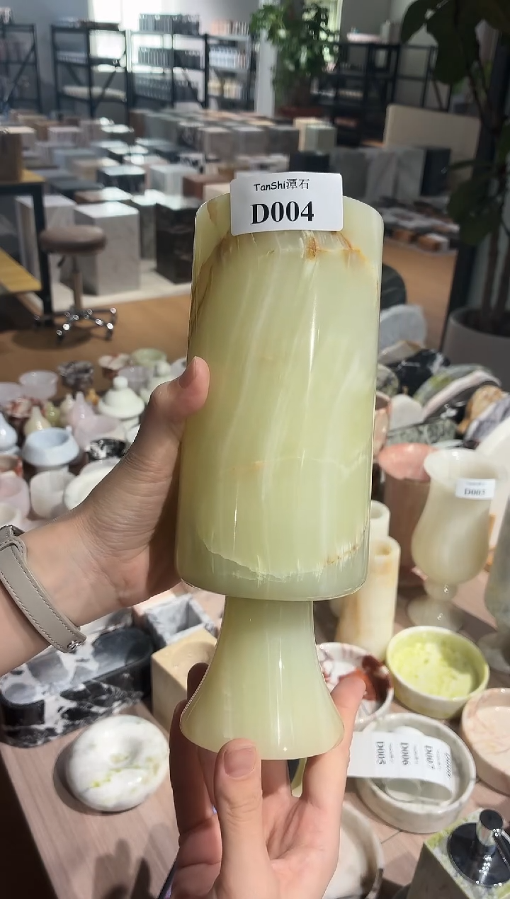 石材D004古青玉中式花瓶