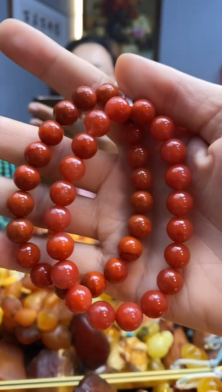 手串未镶嵌南红玛瑙手串（多样性发其一）