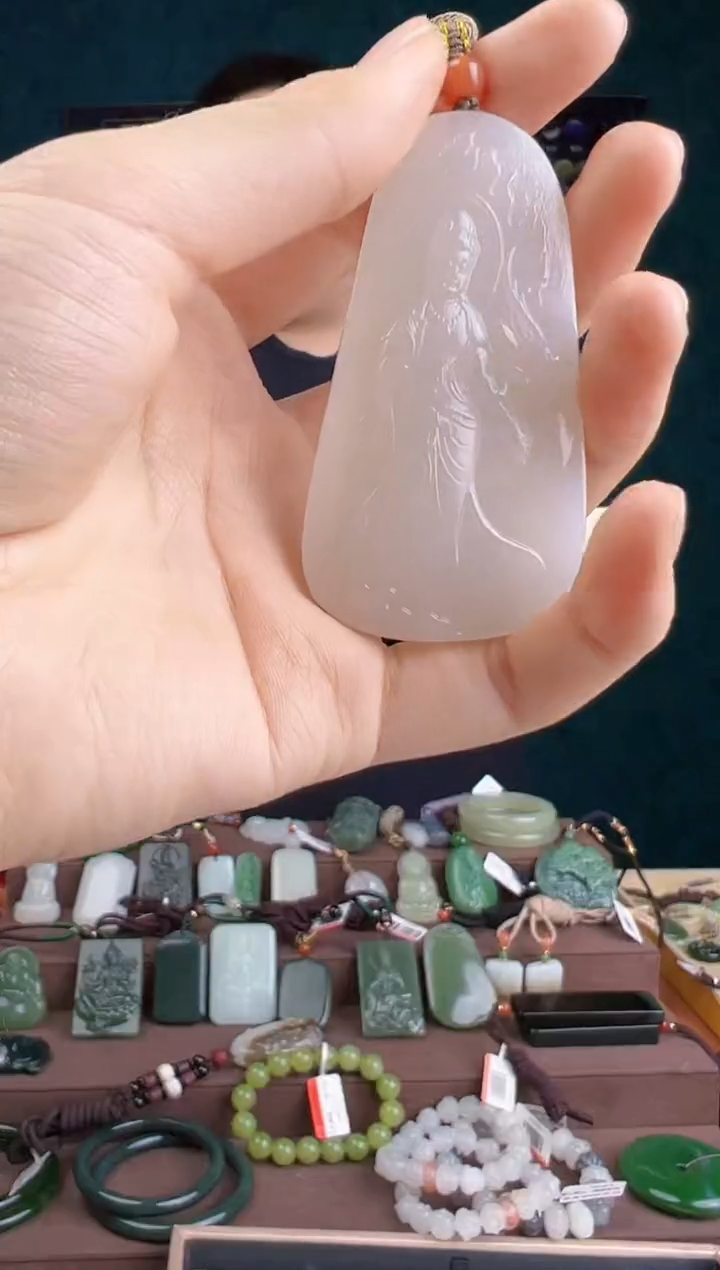 【闪购商品】和田玉颈饰未镶嵌ZZ 拍一发一 多样性发货