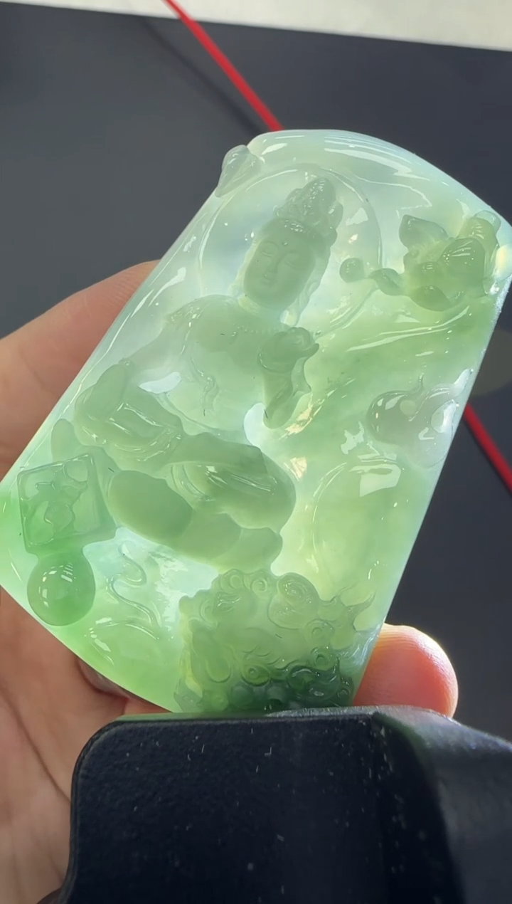 【闪购商品】翡翠颈饰未镶嵌天然翡翠A货孤品一件