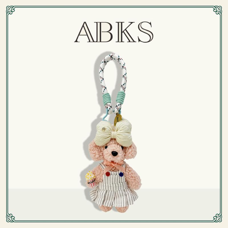 ABKS原创手工包包挂件公仔可爱mini毛绒娃娃小玩偶挂件配饰0100