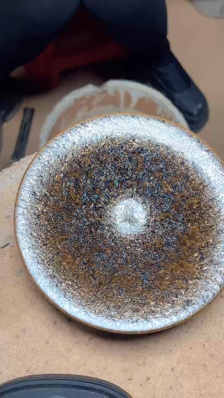 【闪购商品】茶盏名家建盏徐亚凤（带礼盒证书）32