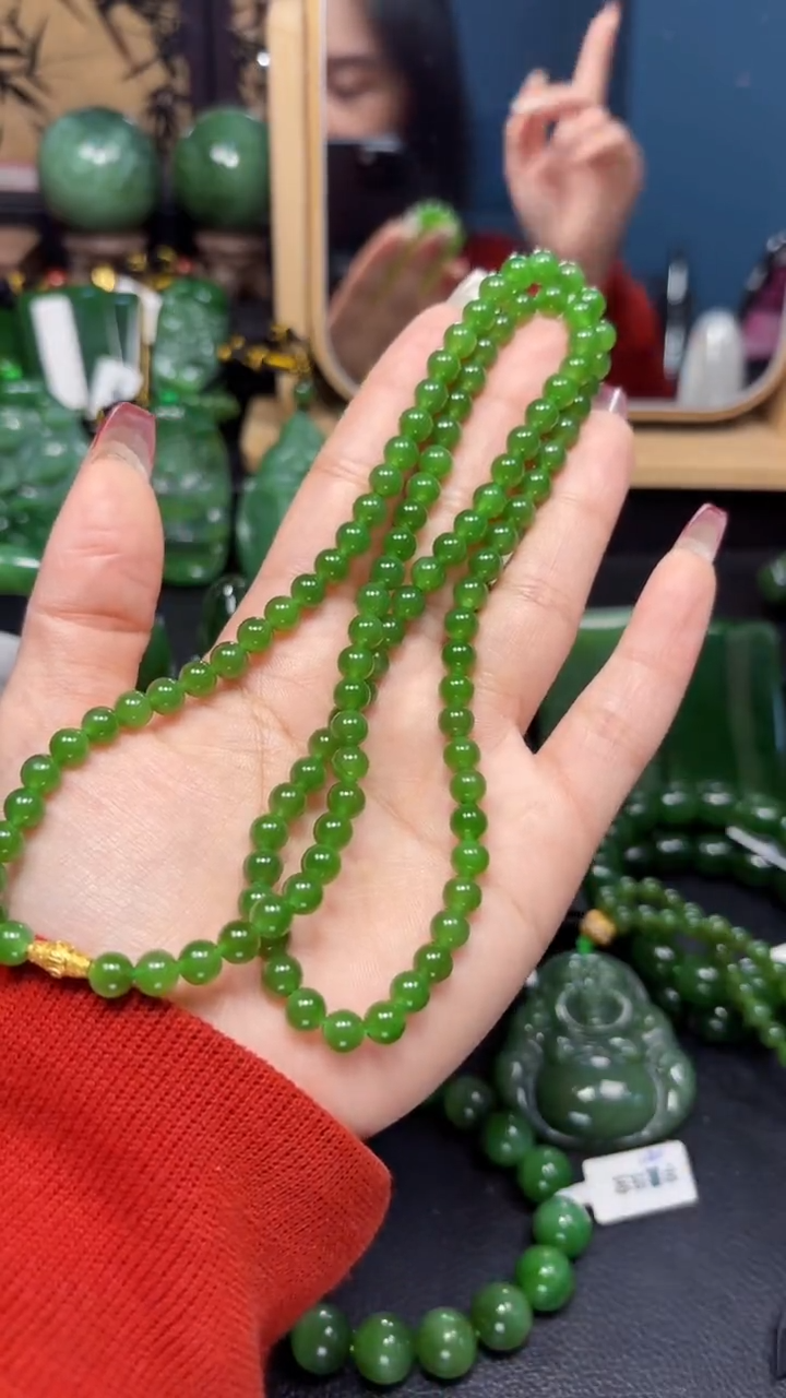 【闪购商品】和田玉（碧玉）吊坠(赠链)未镶嵌1