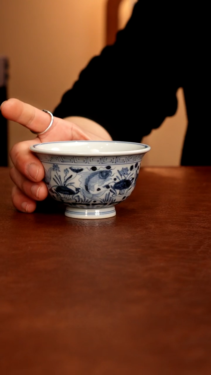 摆件陶五里雾微瑕 手工手绘陶瓷