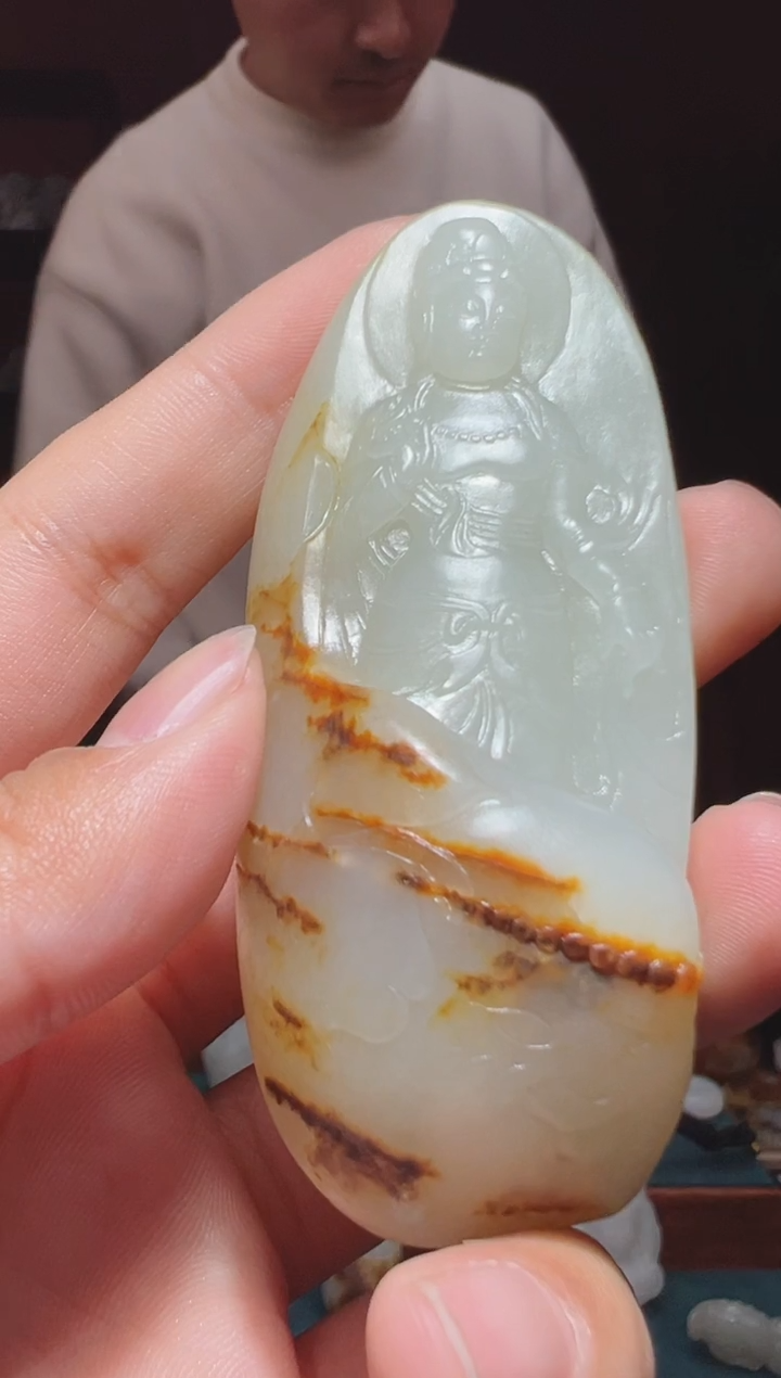 【闪购商品】和田玉吊坠(不含链)未镶嵌1