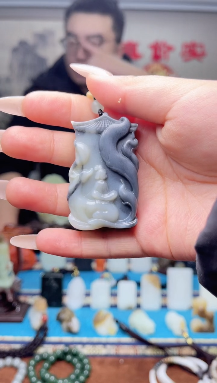 【闪购商品】和田玉挂件未镶嵌1