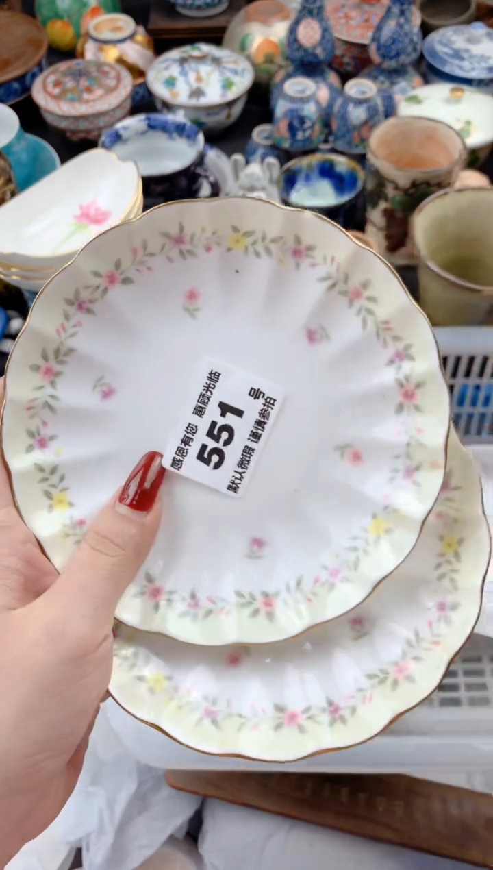 【闪购商品】瓷片551号九姑娘工艺品瓷器