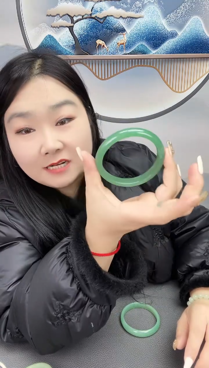 未镶嵌独龙玉微瑕镯子石英质玉6263
