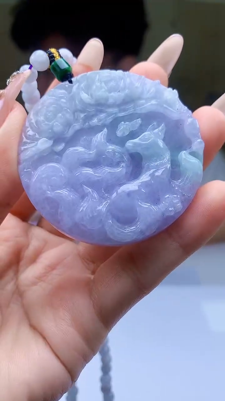 【闪购商品】定制翡翠未镶嵌4688ty-毛货挂件23