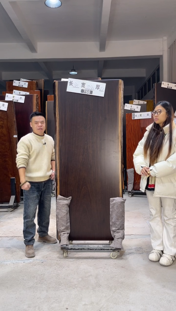 木（非红木类）768刚果黑檀180*79*80*8.3