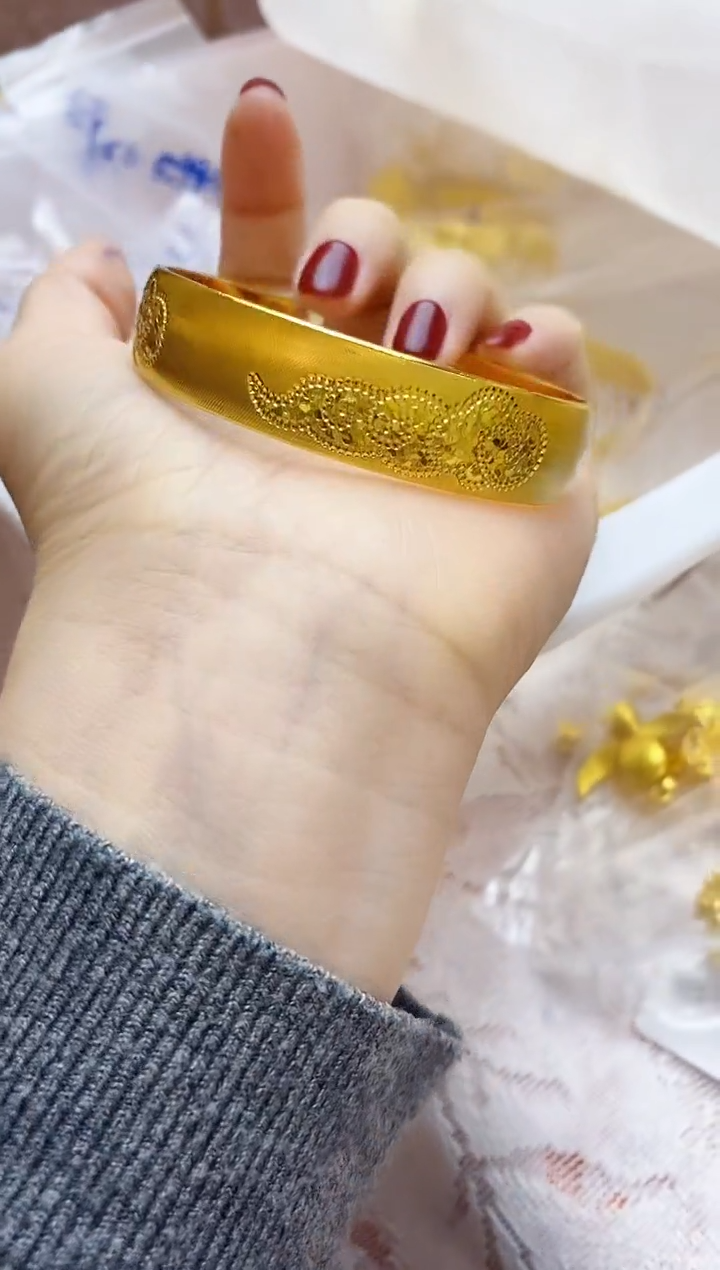 合金无042祥云开口手镯