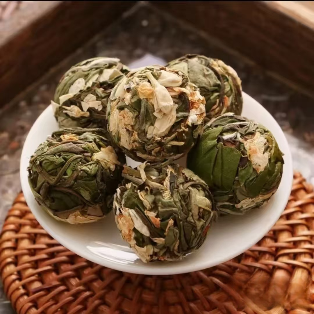 【茉莉白牡丹龙珠】茉莉花茶白牡丹2025年新茶 茉莉花香毫香