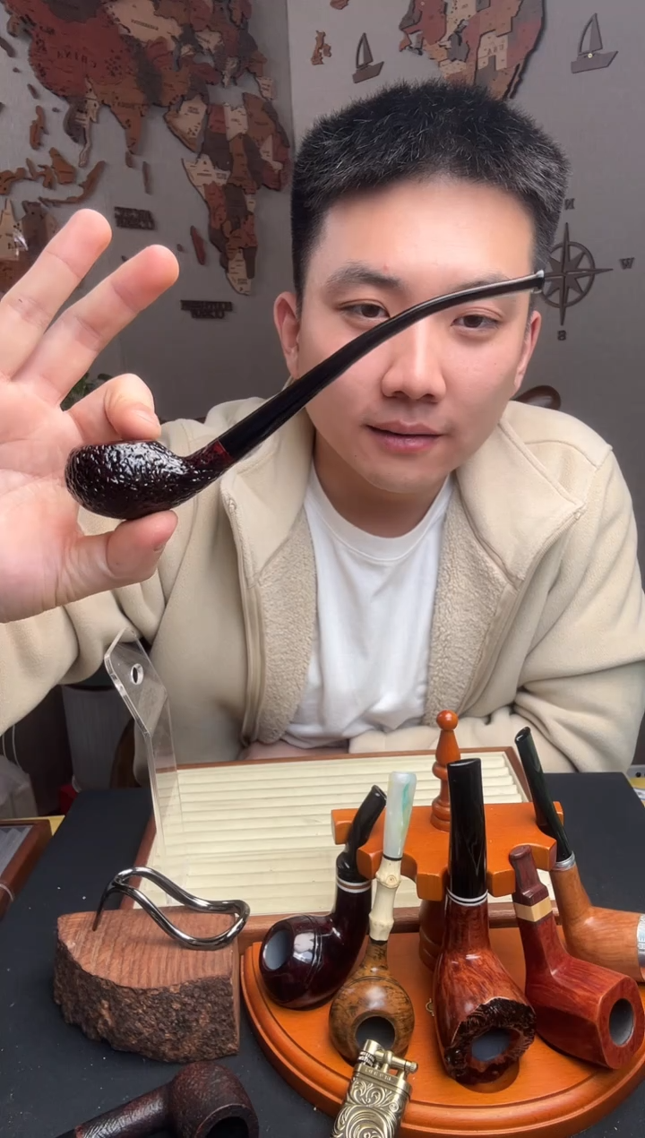 石楠木身****远意大利进口石楠木烟斗