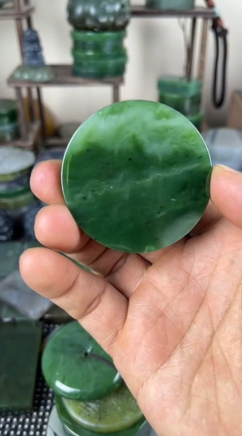 【闪购商品】和田玉珠宝半成品未镶嵌镯心