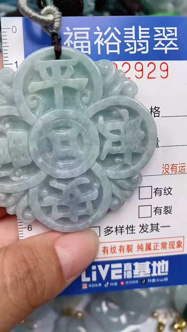 翡翠未镶嵌颈饰...0002929